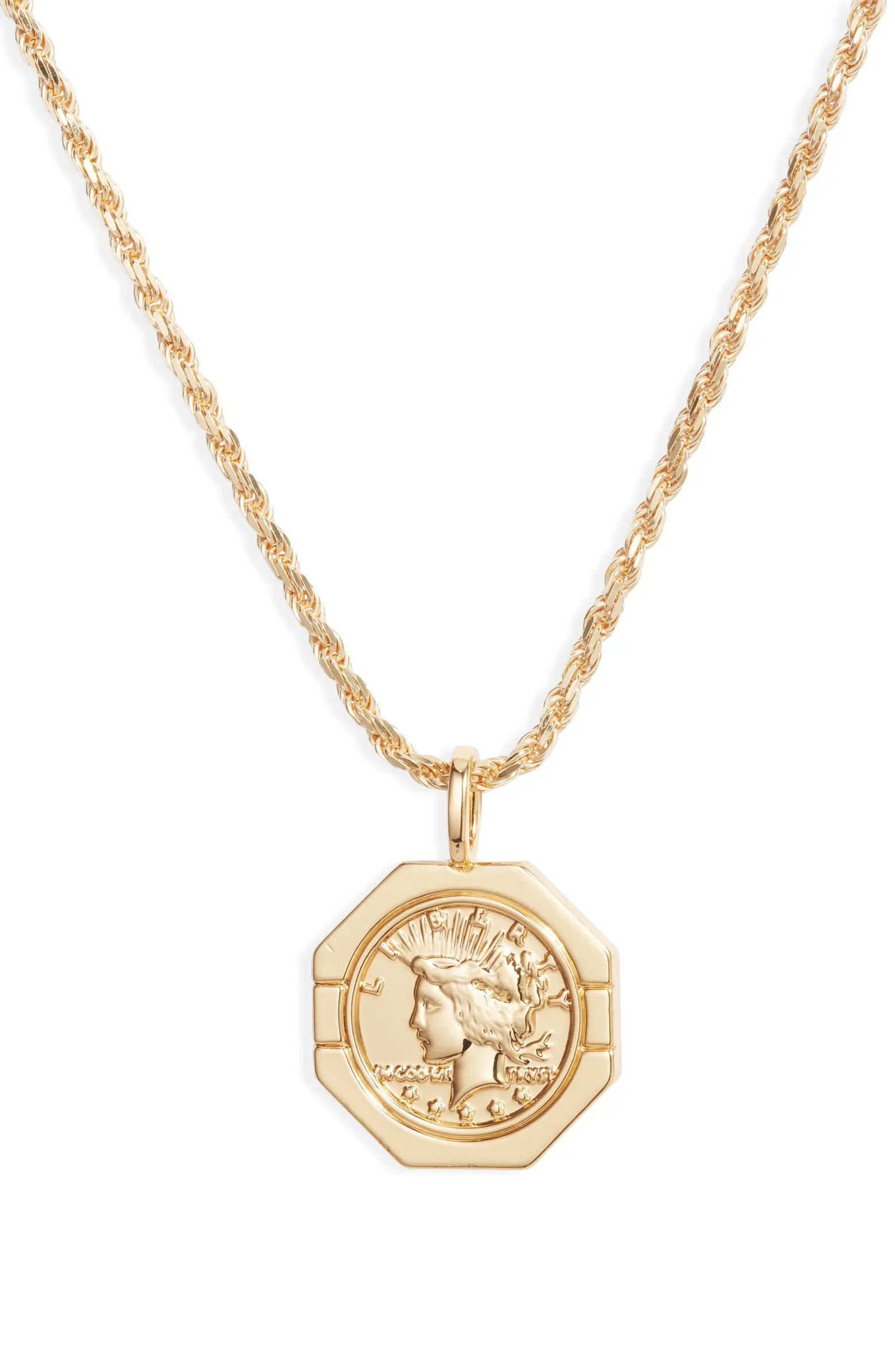 Kate Coin Charm Pendant Necklace | Nordstrom