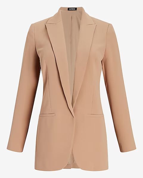 Peak Lapel Boyfriend Blazer | Express