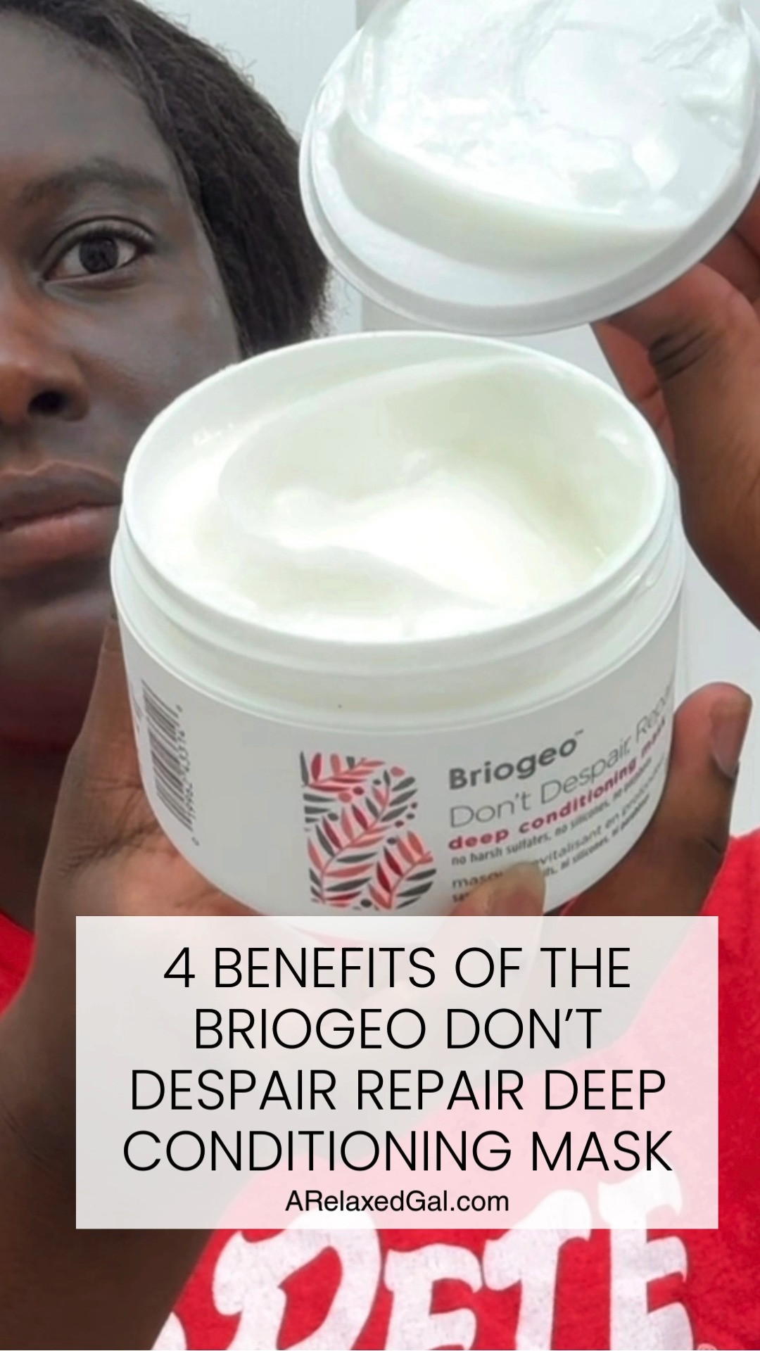 Recently tried the ever-popular Briogeo Don't Dispair Repair Deep Conditioning Mask on my relaxed hair. Here are four benefits that I discovered after using it. #relaxedhair #haircare #hairproducts 

 #LTKBeauty