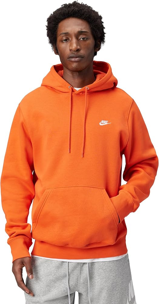 Nike Men's Club Pullover Fleece Hoodie, Cosmic Clay/Cosmic Clay/White, Large at Amazon Men\u2019s... | Amazon (US)