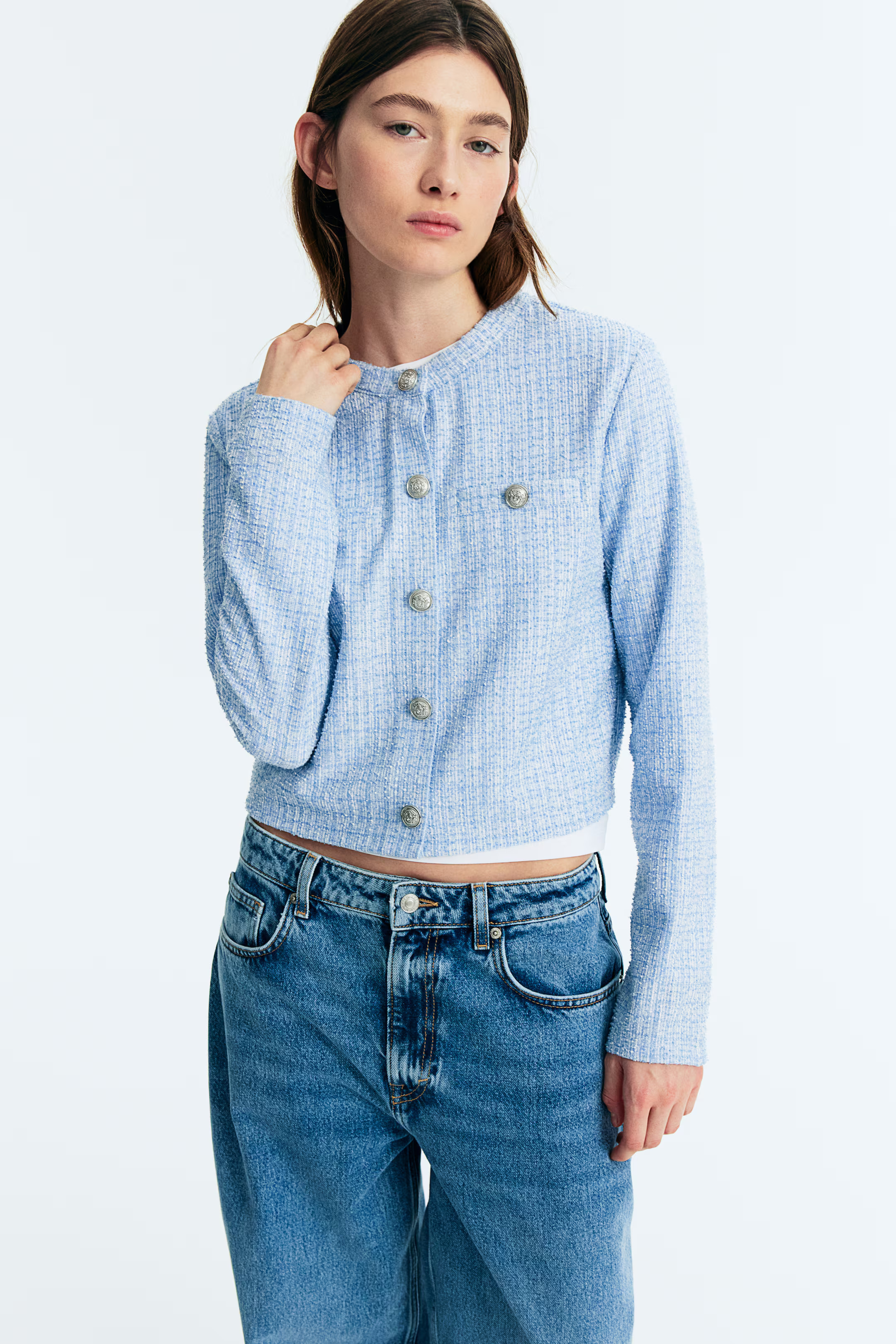 Vest van structuurtricot | H&M (DE, AT, CH, NL, FI)