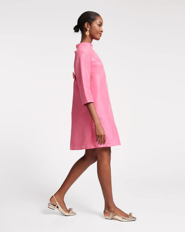 Diplomat Mini Dress - Pink | Frances Valentine