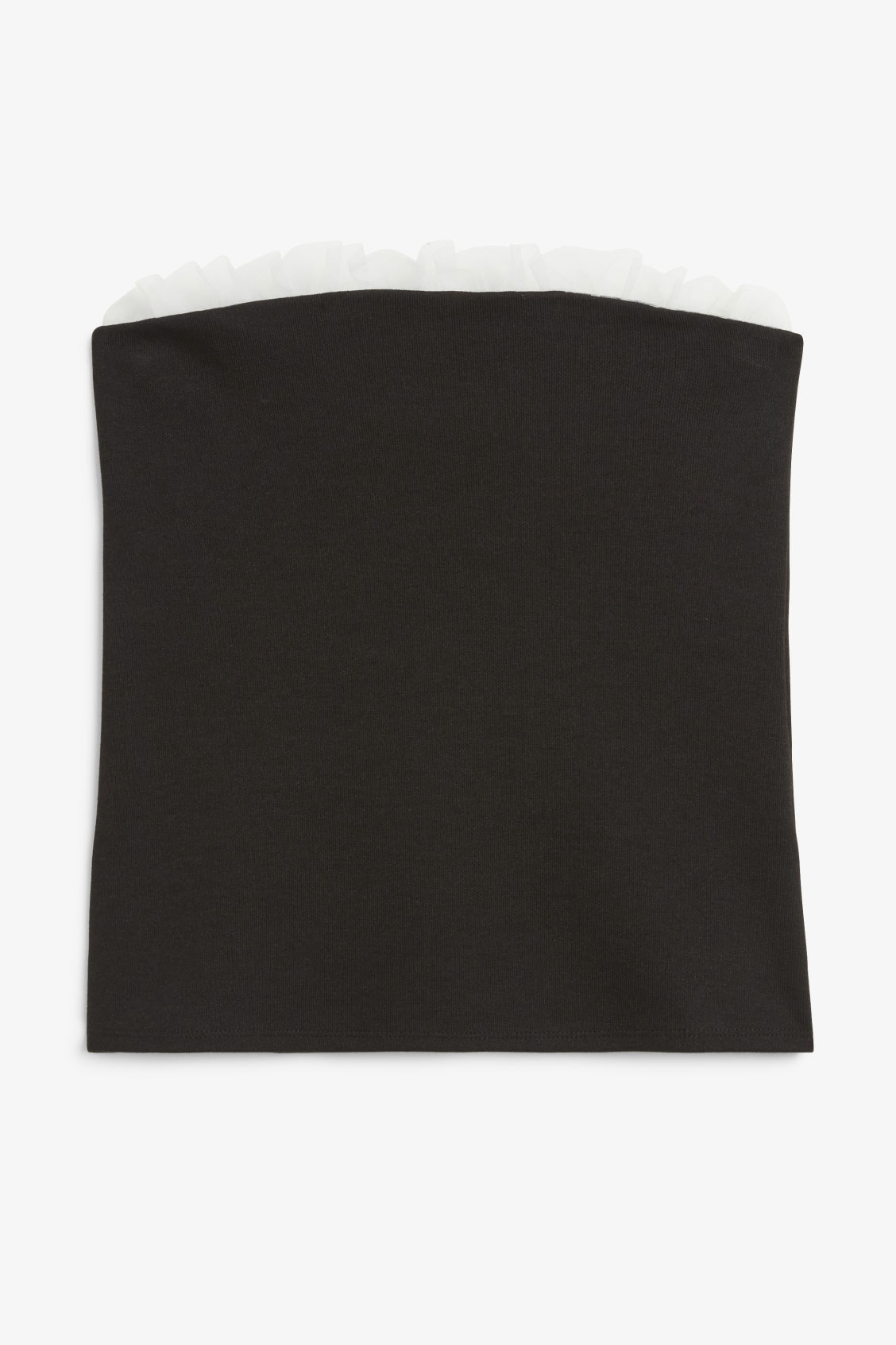Long tube top - Black | Monki