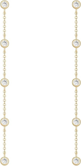 Dainty Pearl Drop Earrings | 18K Gold | 5 Pearl Droplet Earrings | Handmade Women's Drop & Linear... | Amazon (US)