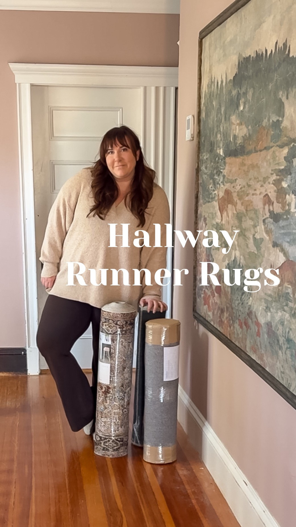 Help me decide between these rugs for my upstairs hallway!

#LTKHome