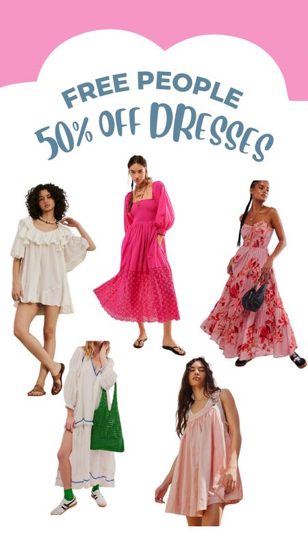 Select dresses are 50% off at Free People!!! 

#LTKStyleTip #LTKSeasonal
