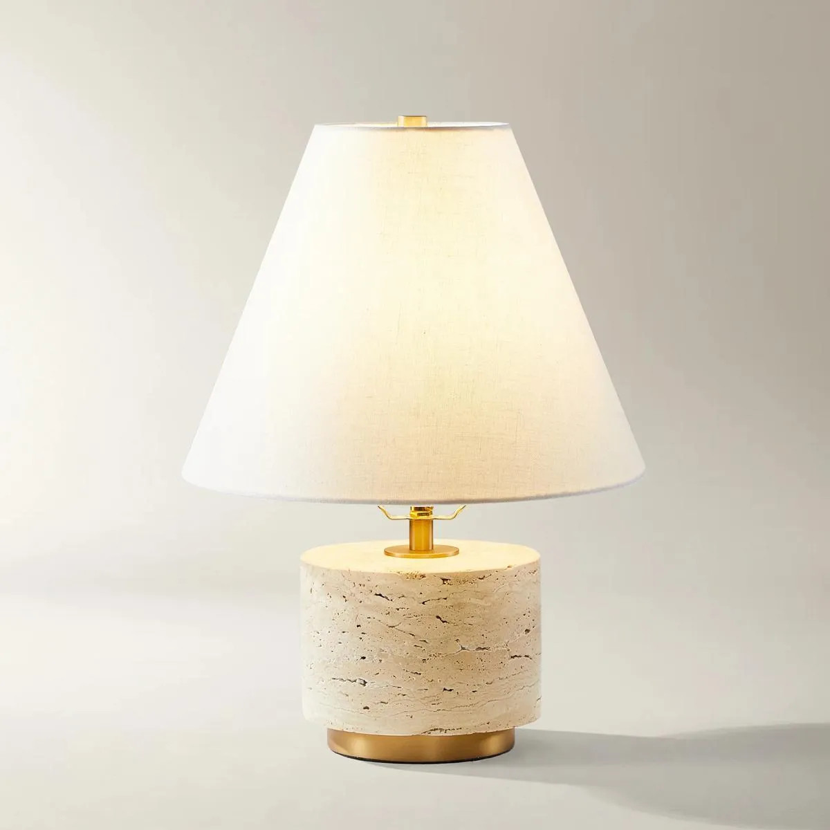 Arden Travertine Table Lamp | Z Gallerie