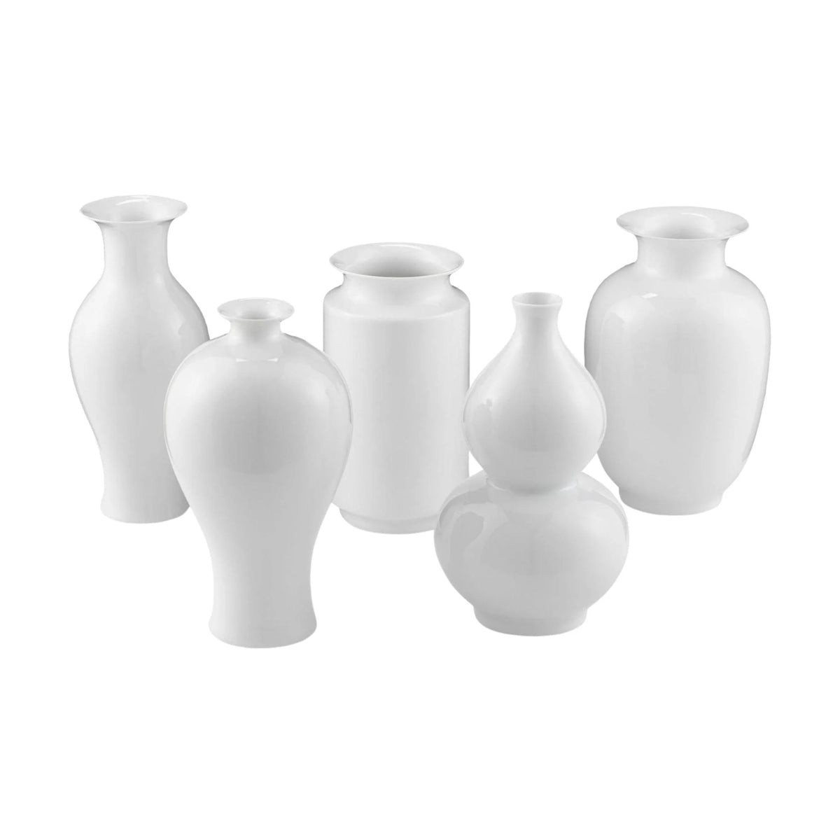 Imperial White Porcelain Vase Set | The Well Appointed House, LLC