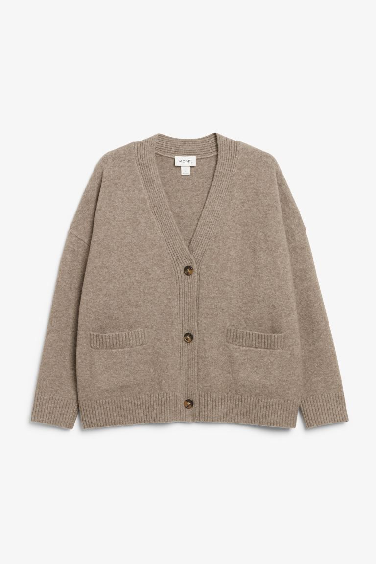Relaxed knitted cardigan | H&M (UK, MY, IN, SG, PH, TW, HK)