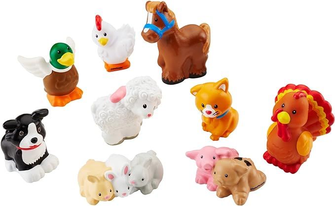 Fisher-Price Little People Farm Animal Friends with Baby Bunnies & Piglets | Amazon (US)