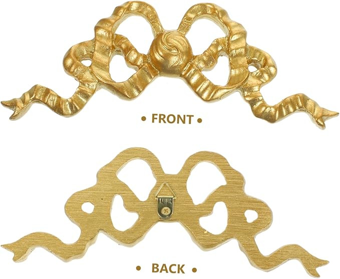 Bow Decoration Golden Wall Hanging for Bedroom Decorations | Amazon (US)