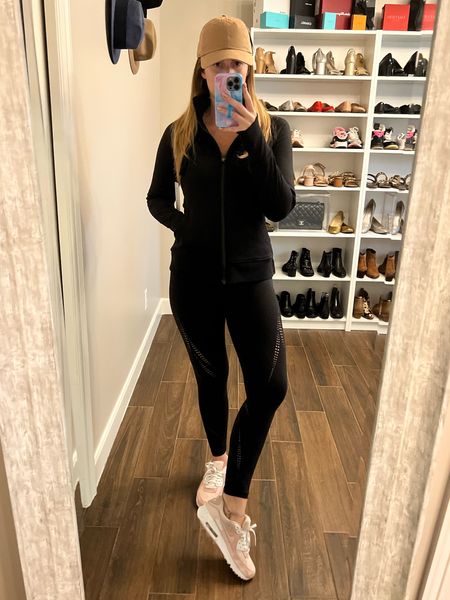 More items I snagged during the Athleta sale. 

Hoodie: runs TTS / wearing size S / if in between sizes size down. 
Leggings: runs TTS / wearing size medium 
Cap: one size 

#LTKfit #LTKFind #LTKsalealert