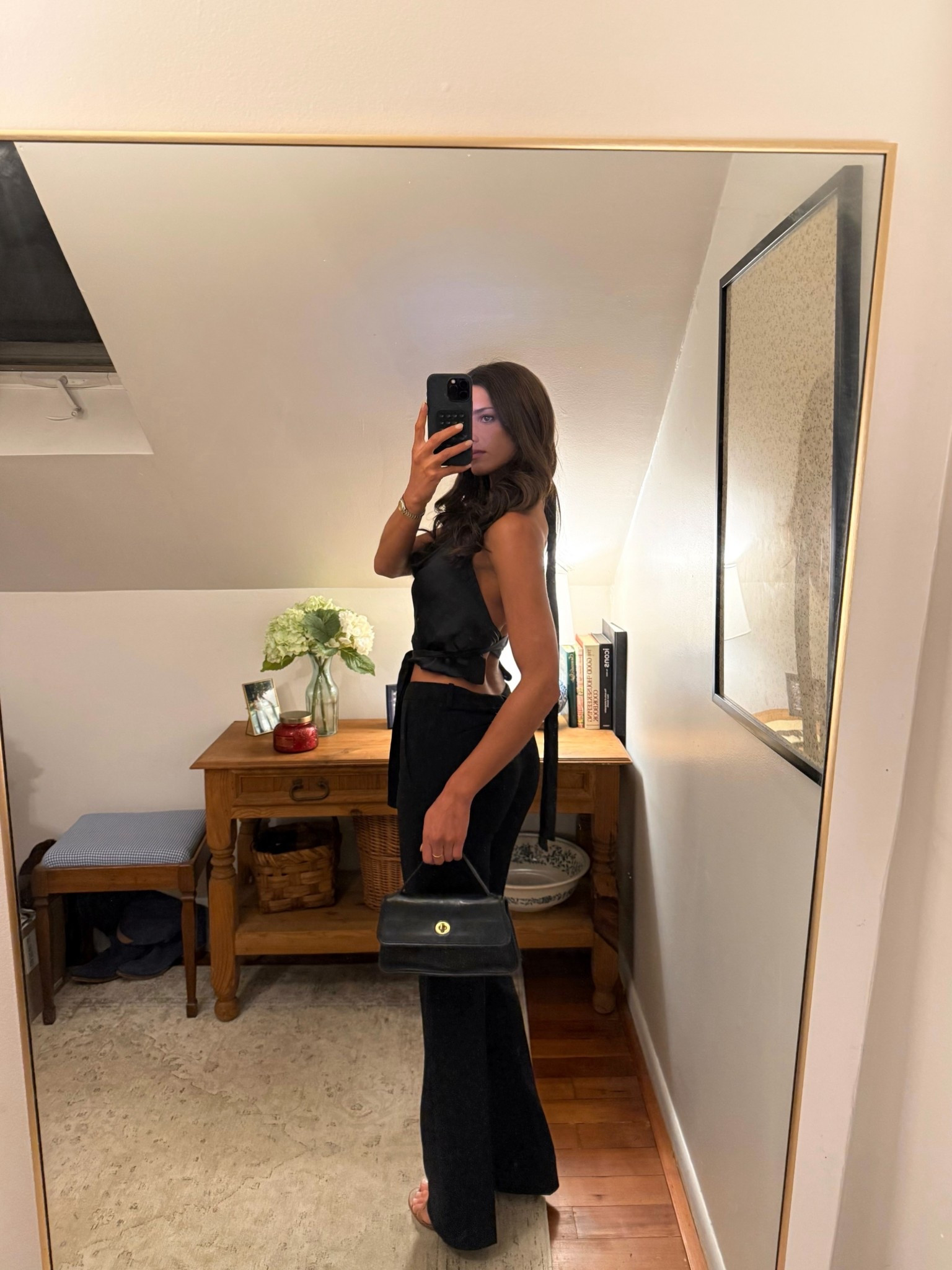 Last nights look 🖤 

Top is Zara code: 3067/016/800

#LTKTall #LTKHoliday #LTKSeasonal