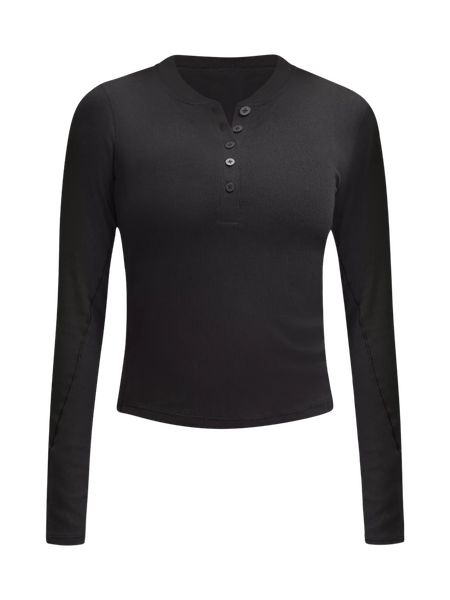 Hold Tight Long-Sleeve Henley | Women's Long Sleeve Shirts | lululemon | Lululemon (US)