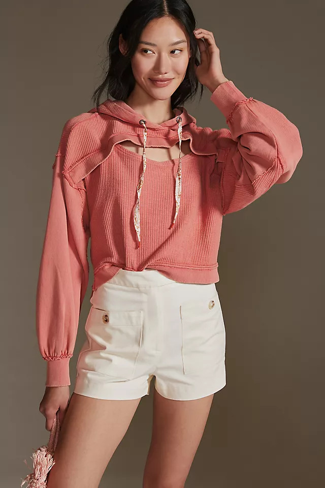 Pilcro Cutout Hoodie | Anthropologie (US)