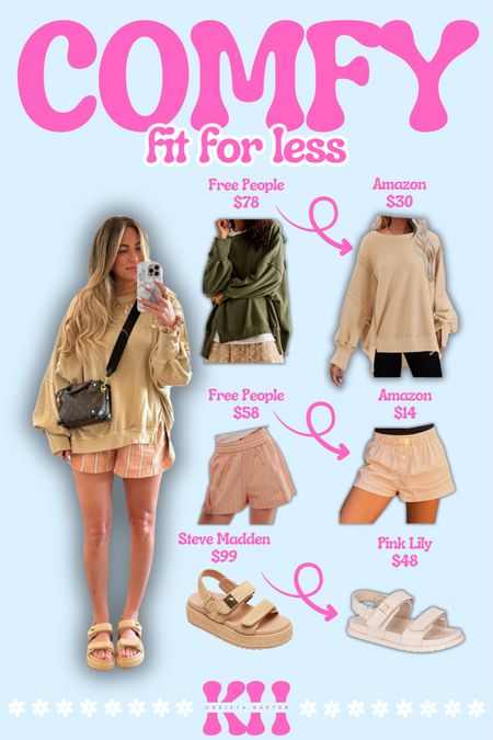 Comfy Looks for less!! 

Women’s comfy outfits, mom outfit, trending outfit, women’s boxers, free people, looks for less, fashion for less 

#LTKitbag #LTKstyletip #LTKSeasonal
