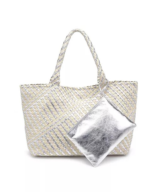 Moda Luxe Solana Woven Tote  - Macy's | Macy's