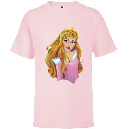 Disney Sleeping Beauty Princess Aurora Graphic T-Shirt - Short Sleeve T-Shirt for Kids - Customized- | Walmart (US)