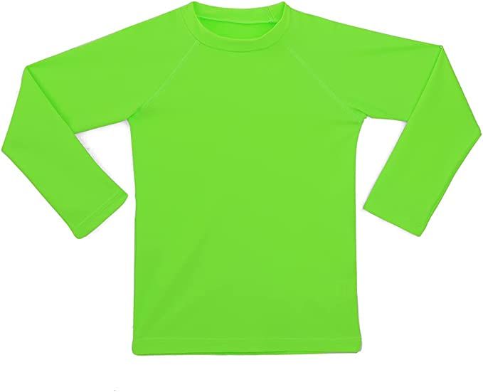 ESTAMICO Boys' UPF 50+ Long-Sleeve Rashguard Athletic Swim Shirt | Amazon (US)