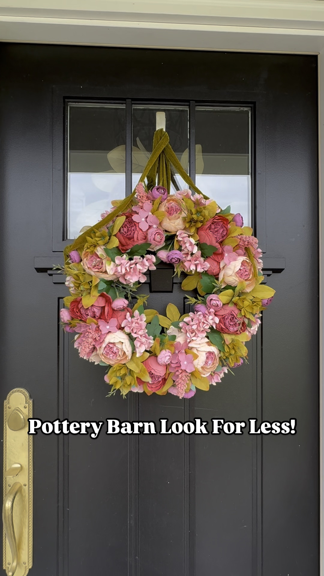 This stunning floral wreath gives major Pottery Barn vibes but is from Amazon! Perfect for front door porch styling!

#LTKStyleTip #LTKHome #LTKFindsUnder100