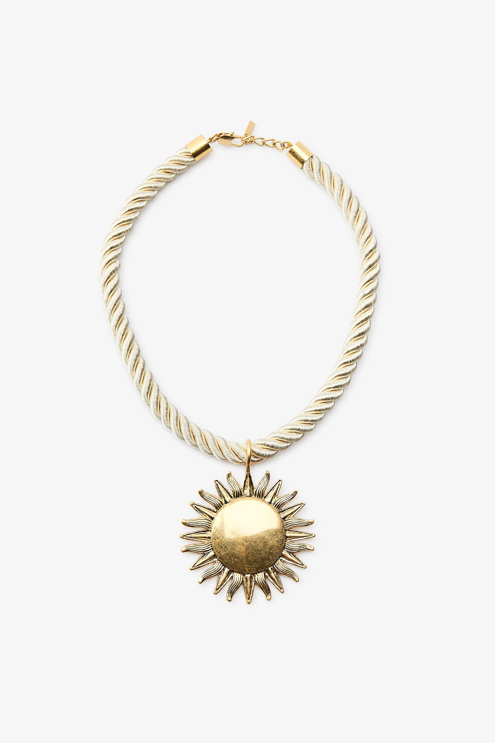 SUN CORD NECKLACE | Zara US