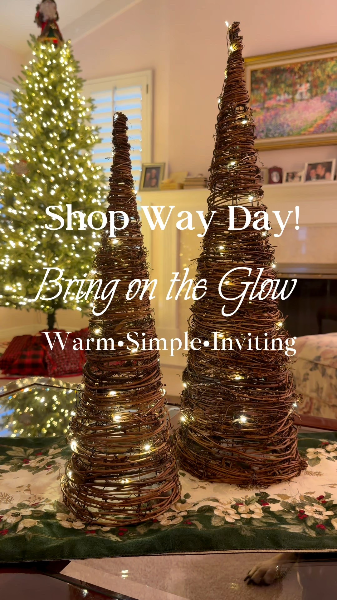 It’s here! Shop WAY DAY October 26-29!

Cozy and classic ✨

These battery-operated rattan trees from Wayfair add the warmest glow to any space—no outlet needed. So easy to style on mantels, consoles, and tabletops. I am obsessed! Linked below. 🤍

Tap to shop my glow-up.

#LTKSaleAlert #LTKHoliday #LTKSeasonal