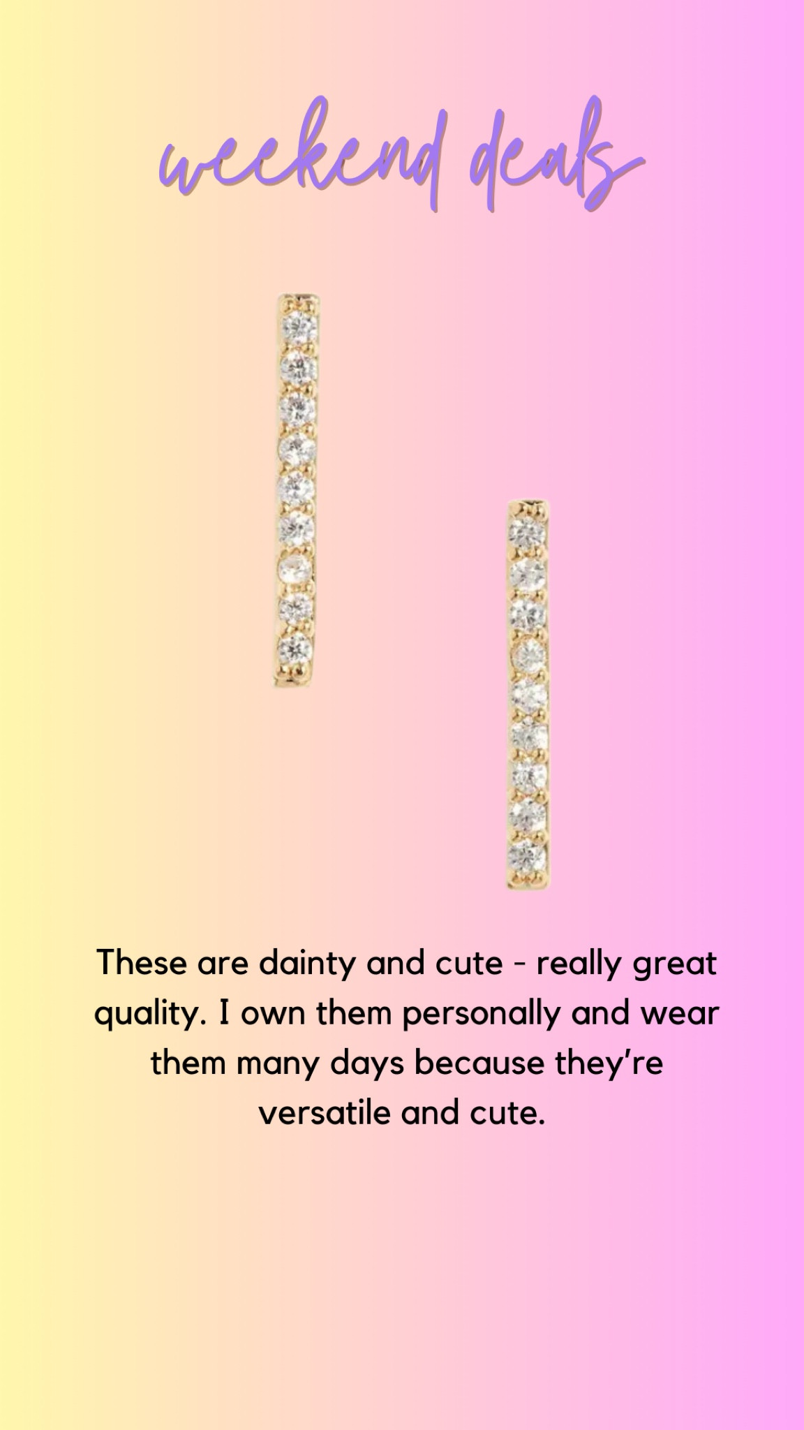 Great quality everyday dainty earrings!

#LTKWorkwear #LTKSaleAlert #LTKFindsUnder50