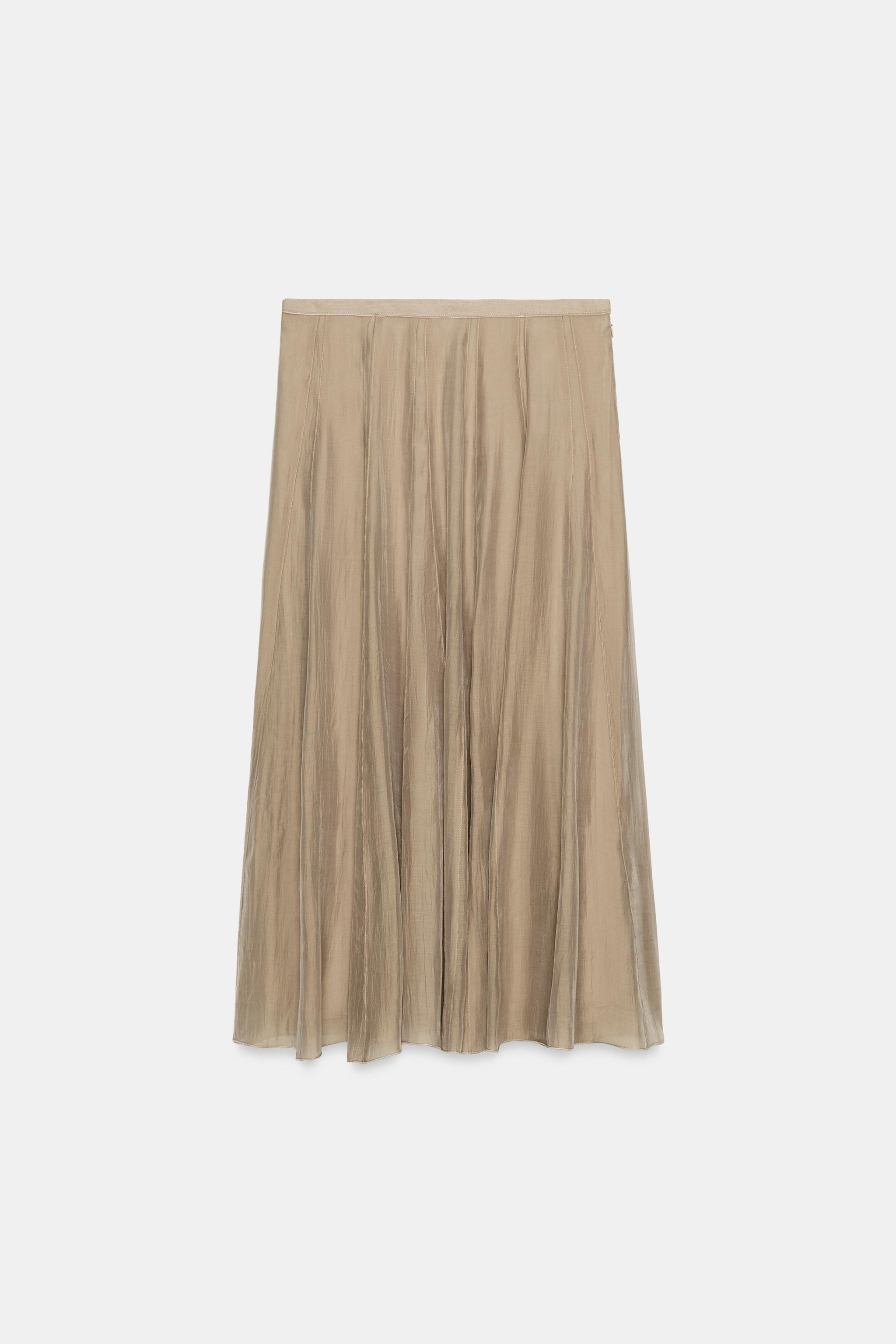COMBINATION FLOWY SKIRT ZW COLLECTION | Zara US