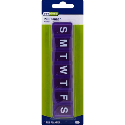 Ezy Dose Classic Weekly/7-Day Pill Planner Large | Target