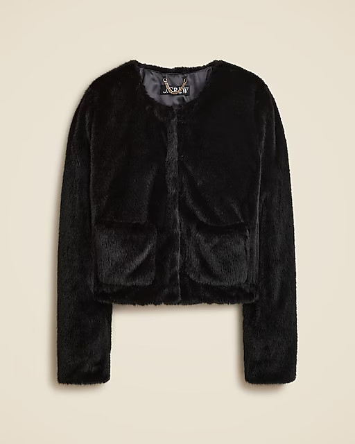 Faux-fur lady jacket | J. Crew US