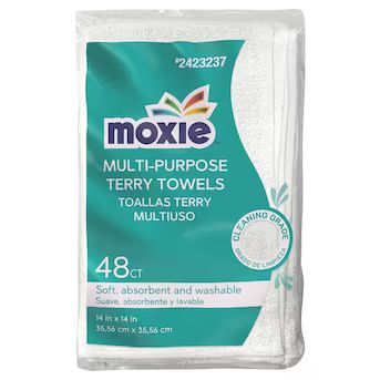 MOXIE Cleaning 48-Pack Terry Towel | Lowe's