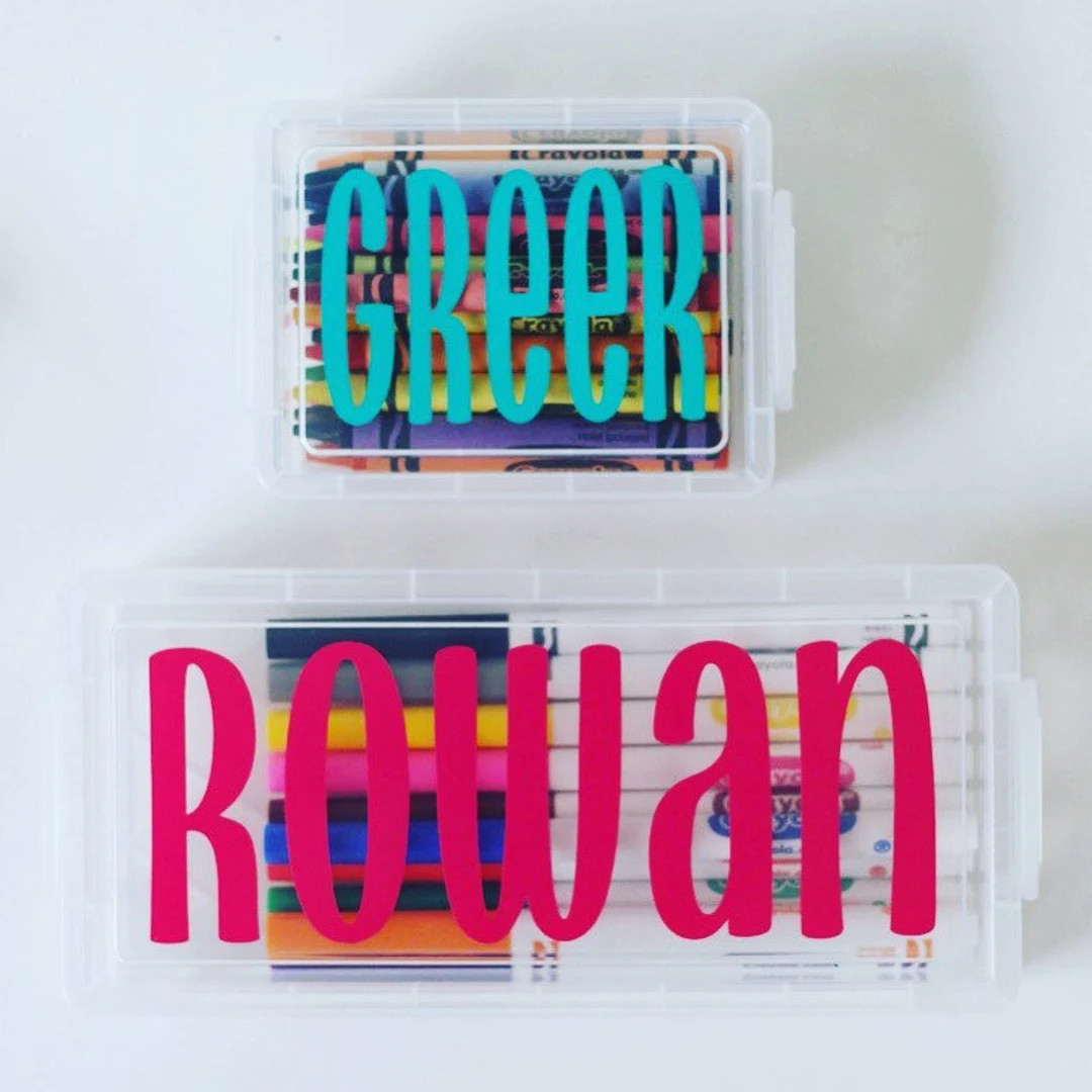 Marker and Crayon Case Set includes Crayola Markers and - Etsy | Etsy (US)