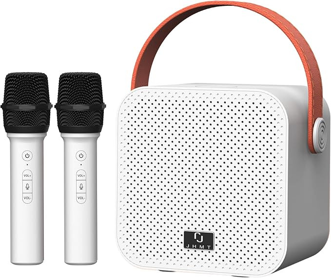 Karaoke Machine for Adults and Kids, 2 Wireless Microphones Portable Bluetooth Speaker PA System,... | Amazon (US)