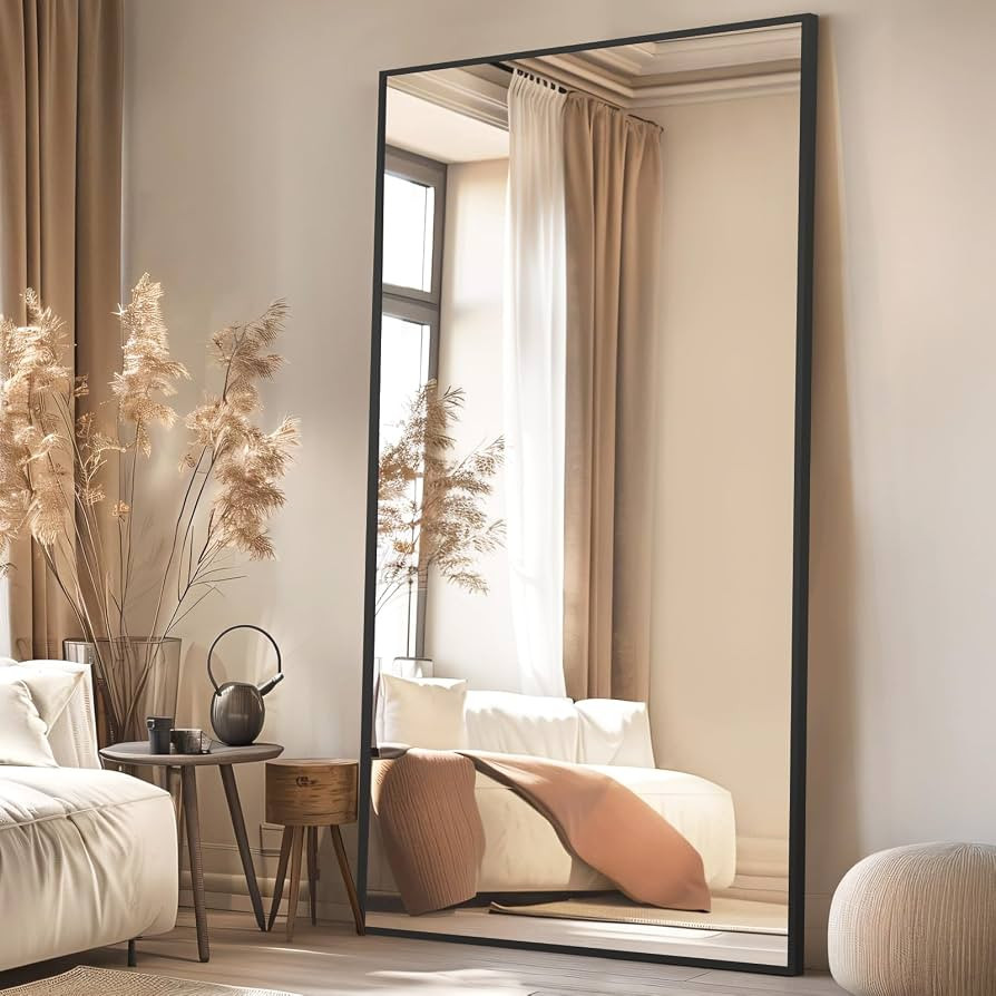 MELOMOIR 76"x34" Large Mirror Full Length, Oversized Floor Mirror Full Length for Bedroom Living ... | Amazon (US)