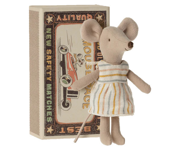 Big Sister Mouse in Box | MailegUSA