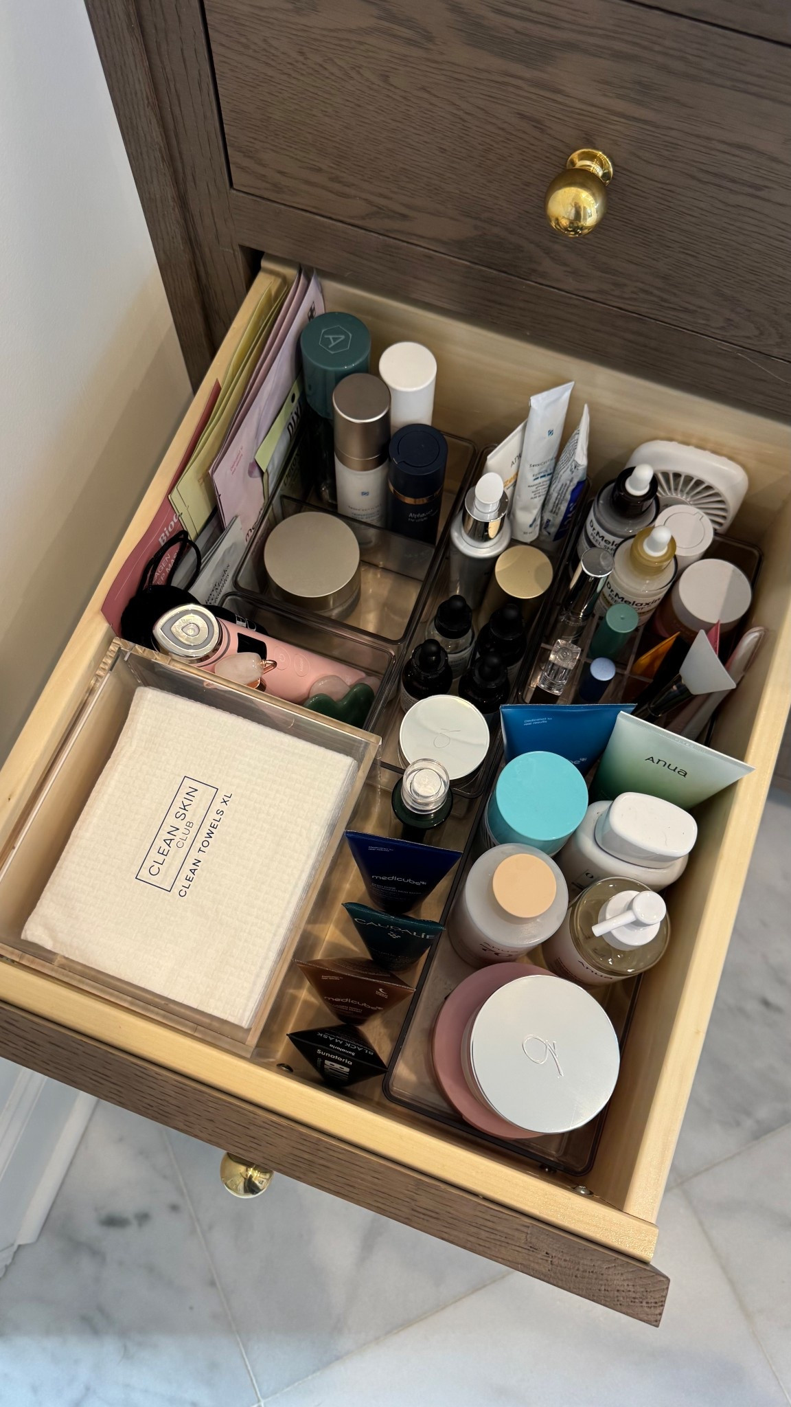 These clear organizers keep my skincare drawer looking calm and make it so easy to find what I need. I use the same containers all over the house…bathroom, kitchen junk drawer, office supplies, even the kids’ rooms…because they configure  well and wipe clean in seconds.

#LTKhome #LTKorganization #DrawerGoals #HomeOrganization #BathroomOrganization #LTKfinds #OrganizationInspo #LTKclean #StorageSolutions #LTKbeauty #OrganizedLiving #HomeDetails