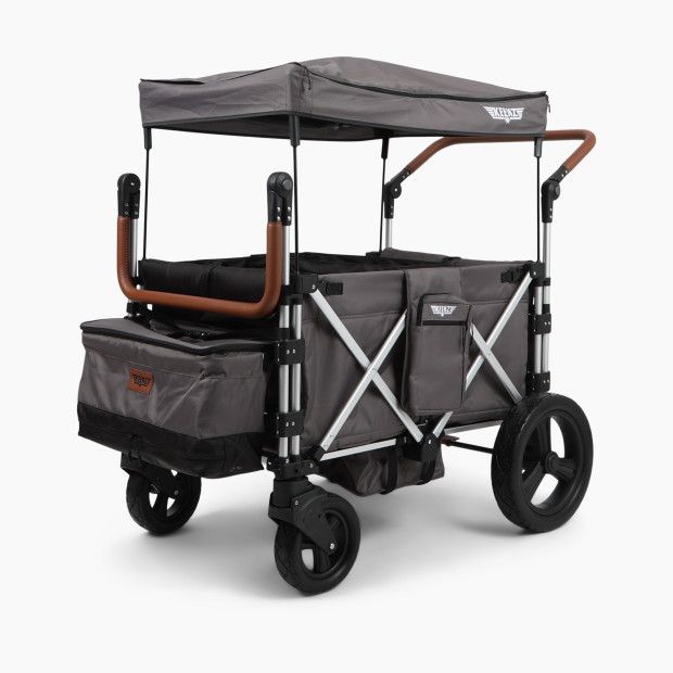 Keenz 7S+ 4 Passenger Stroller Wagon in Grey | Babylist