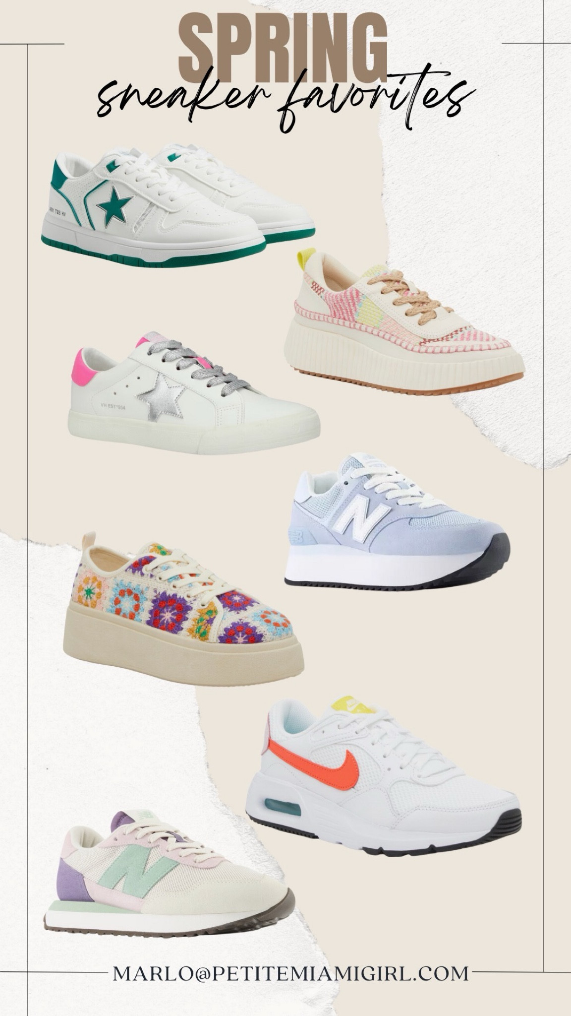 Spring sneaker favorites.

#LTKstyletip #LTKshoecrush #LTKSeasonal