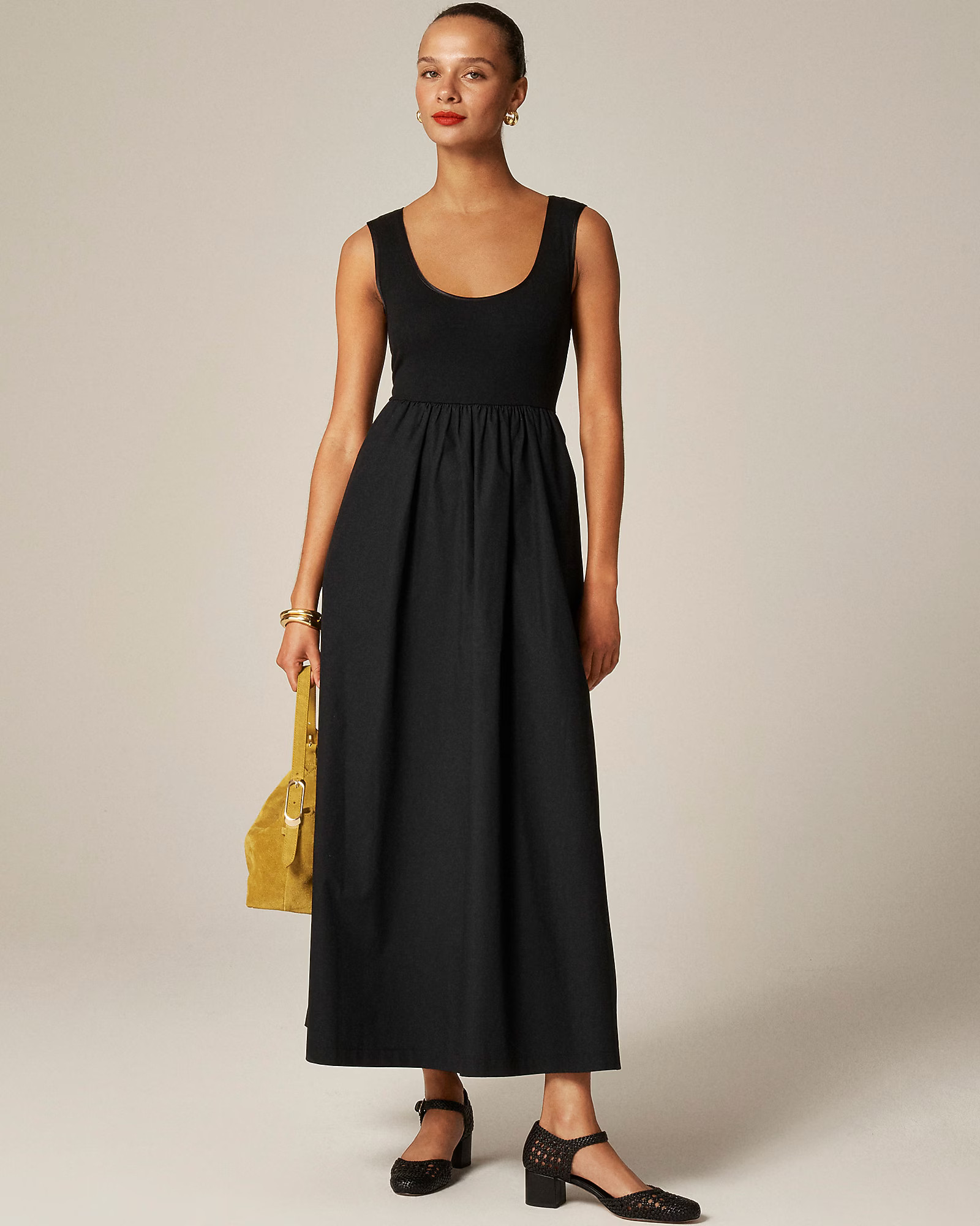 Scoopneck mixy dress | J. Crew US