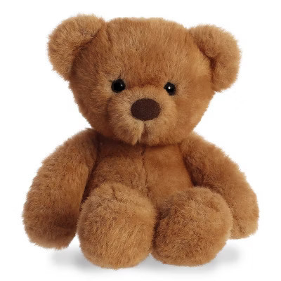 Aurora Small Softie Bear Snuggly Stuffed Animal Brown 9" | Target