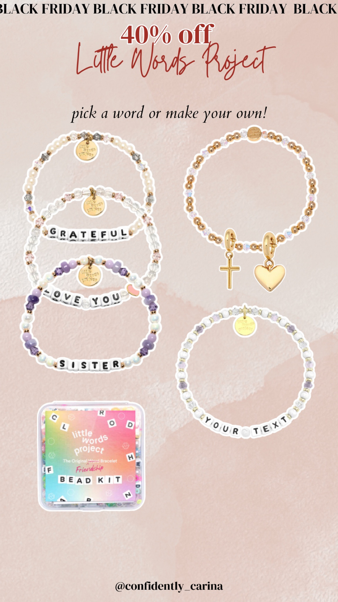 Little Word Project’s biggest sale of the year - everything is 40% off including their new charm bracelets!! 

#LTKGiftGuide #LTKHoliday #LTKCyberWeek