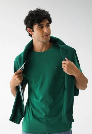 Camiseta Aramis Reta Logo Verde | Dafiti (BR)