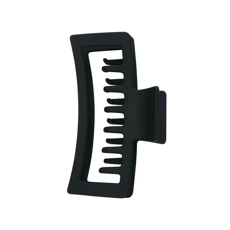 Gimme® Extra Large Rectangle Claw Clip, Inner Teeth, Black, 1 Count | Walmart (US)