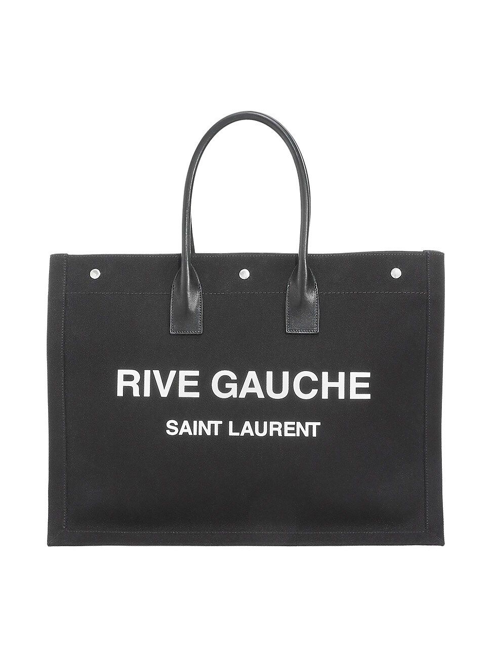 Women's Rive Gauche Tote - Noir Blanc | Saks Fifth Avenue