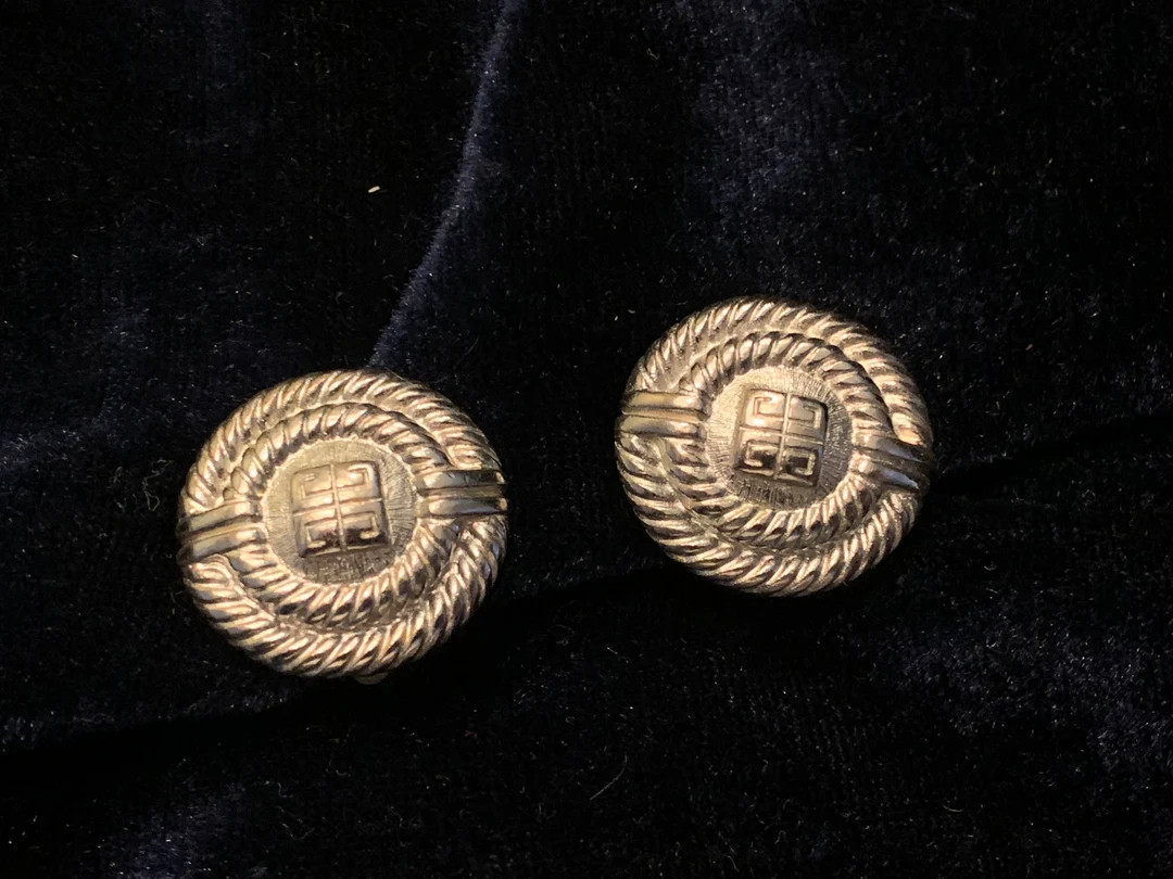 Vintage Givenchy Paris-new York Chunky Clip-on Earrings 1980s - Etsy | Etsy (US)