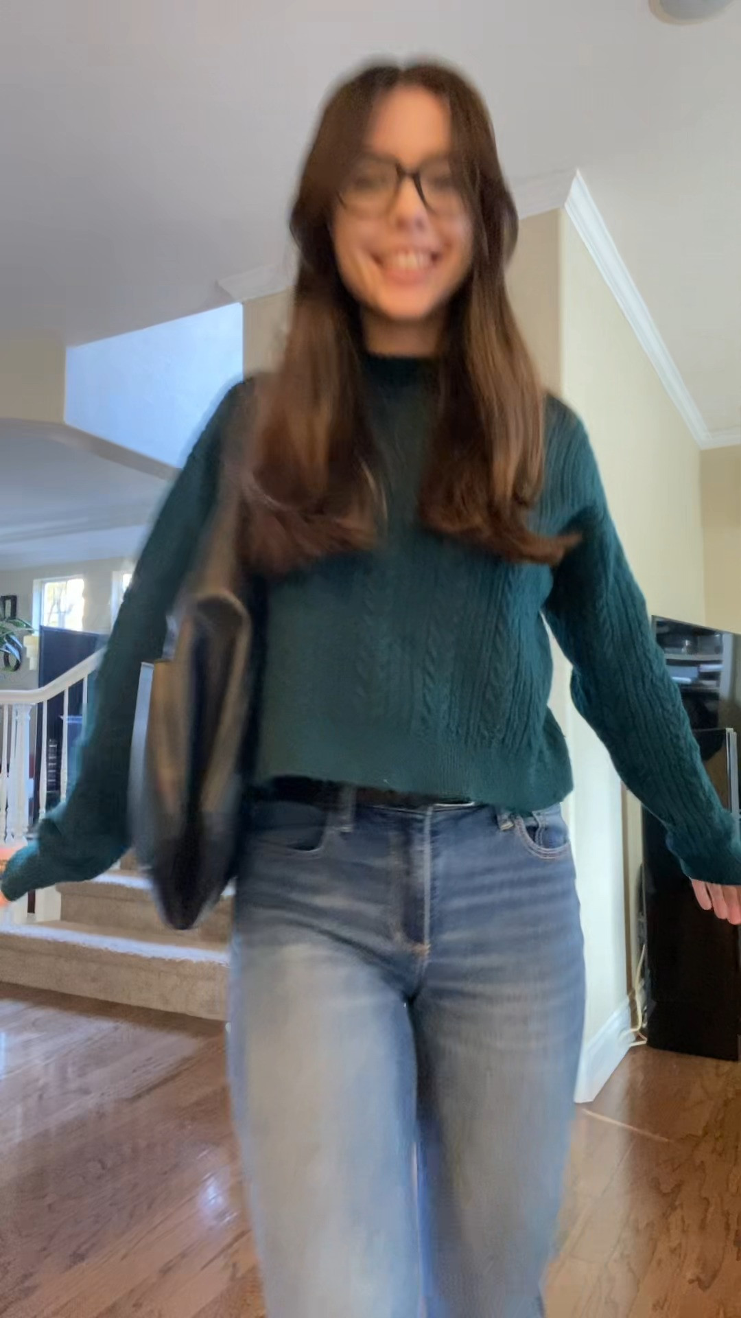 School outfit of the day! 

Everything is true to size. 

classy outfits / black belt outfits / green sweater outfits / university outfits / College outfits / college fashion / college class outfits / high school outfits / Hollister jeans / Hollister / flare jeans outfits / dark wash jeans outfits / dark wash flare jeans outfits / high waisted flare jeans outfits 

 #LTKSeasonal #LTKU #LTKFindsUnder50