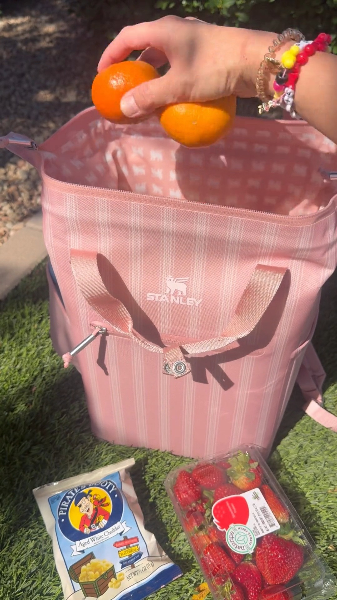 POV: your summer plans just got a major upgrade thanks to @stanley_brand 🌼🧺 #stanleypartner

Chelsey has been using the Spring Picnic Cooler Backpack nonstop lately and it’s officially one of those “why didn’t I get this sooner?” finds. The structured top keeps everything upright so snacks don’t get smashed (GENIUS 👏), plus it’s lightweight, comfy to carry, and honestly so cute for all the summer outings.

Think: picnics, pool days, baseball games, beach snacks, road trips, park hangs… all the things. ☀️🥤 And if you’ve had your eye on Stanley lately, definitely check out all the new spring releases + sale finds before favorites sell out! 💛

#LTKdayinmylife #LTKmomlife #LTKTravel