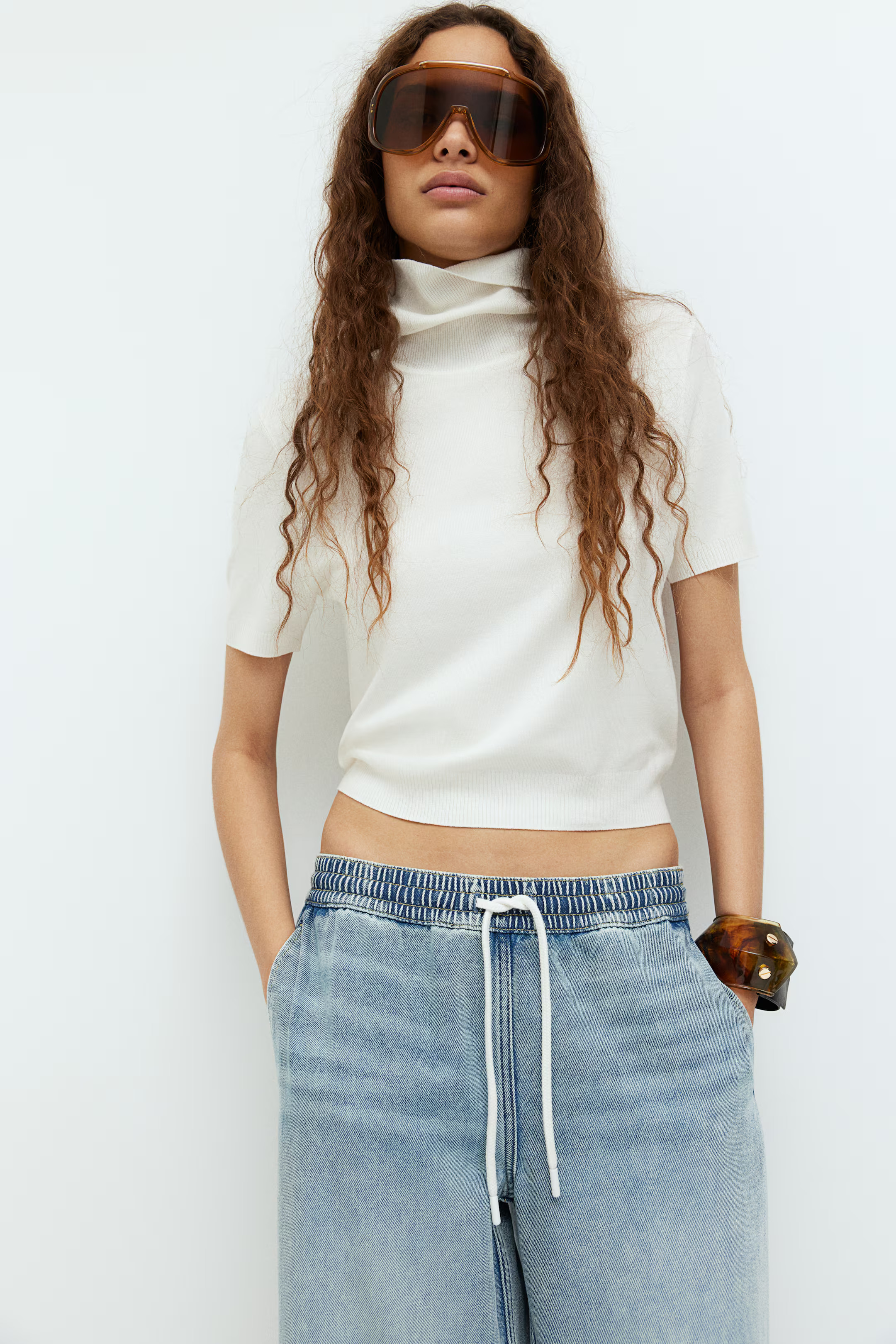 Fine-Knit Turtleneck Top | H&M (US + CA)