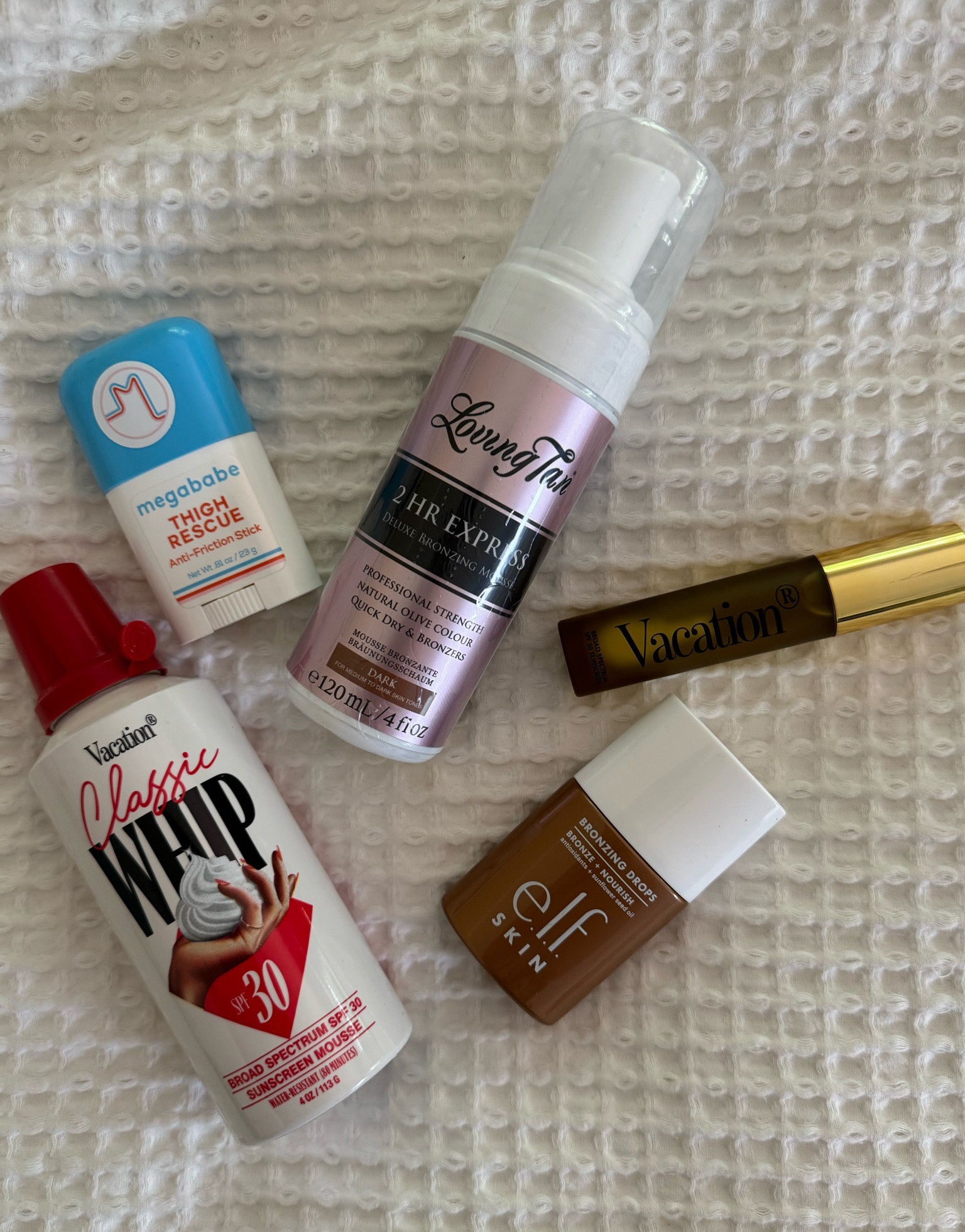 Summer beauty essentials ☀️ loving tan self tan, mega babe anti change stick, elf tanning drops that remind me of drunk elephant, and the best sunscreen for body and lips from vacation 



#LTKSeasonal #LTKTravel #LTKBeauty