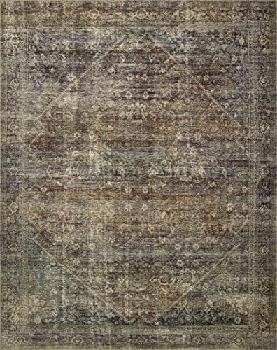 Amber Lewis x Loloi Morgan Collection MOG-05 Spice / Lagoon, Traditional 7'-3" x 9'-3" Area Rug feat | Amazon (US)